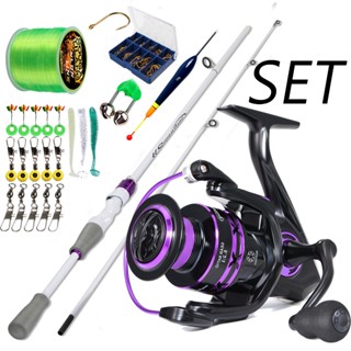 SOUGAYILANG ซูกายิลางชุดเต็ม1.8เมตร2ส่วนปั่นคันเบ็ดคาร์บอนไฟ…