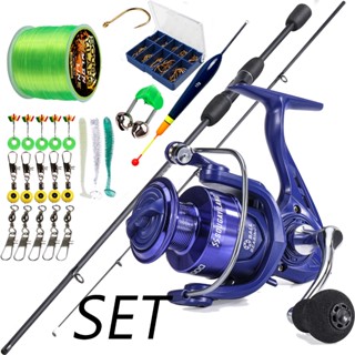 Sougayilang 1.8M เบ็ดตกปลาและชุดรีลรอกตกปลา 1000-4000 Series…