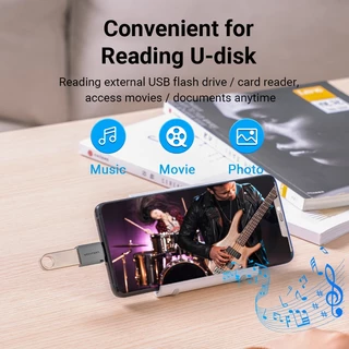 Vention OTG USB C ถึง USB 3.0 อะแดปเตอร์ประเภท C ชาย USB หญิง 5Gbps 3A สําหรับ MacBook Pro Redmi iPad Samsung S10 Huawei p40 Android แล็ปท็อปโทรศัพท์มือถือ