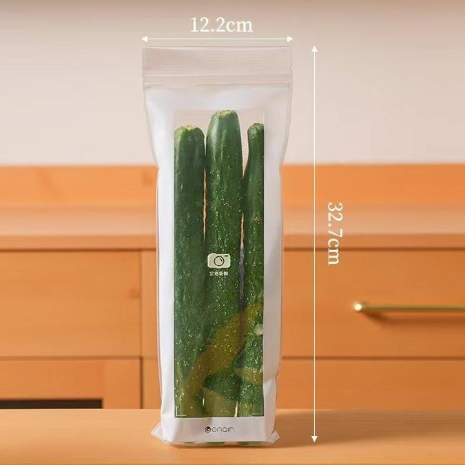 ถุงเก็บความสดแบบใช้ซ้ําได้, ถุงเก็บสดเกรดอาหารปิดผนึก, ถุงหนาและหนาแน่นในครัวเรือน, เหมาะสําหรับตู้เย็นในครัว, ตู้แช่, ที่เก็บแยกระ - รูปที่ 7