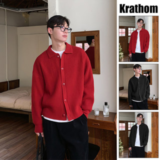 เสื้อแขนยาวสไตล์เกาหลี - ปกถัก สวมใส่ได้หลากหลายโอกาส หนุ่ม …