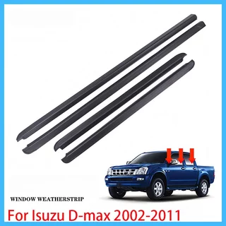 4 แพ็ค Dmaxยางขอบกระจกรถยนต์ dmax 2002 คิ้วรีดน้ำประตู dmax คิ้วรีดน้ำ ยางรีดนำ้ขอบกระจก ยางรีดน้ำ ยางรีดน้ำนอก for Toyota D-MAX 2002-2011