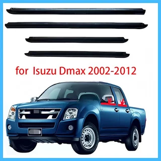 4 แพ็ค Dmaxยางขอบกระจกรถยนต์ dmax 2002 คิ้วรีดน้ำประตู dmax คิ้วรีดน้ำ ยางรีดนำ้ขอบกระจก ยางรีดน้ำ ยางรีดน้ำนอก for Toyota D-MAX 2002-2011