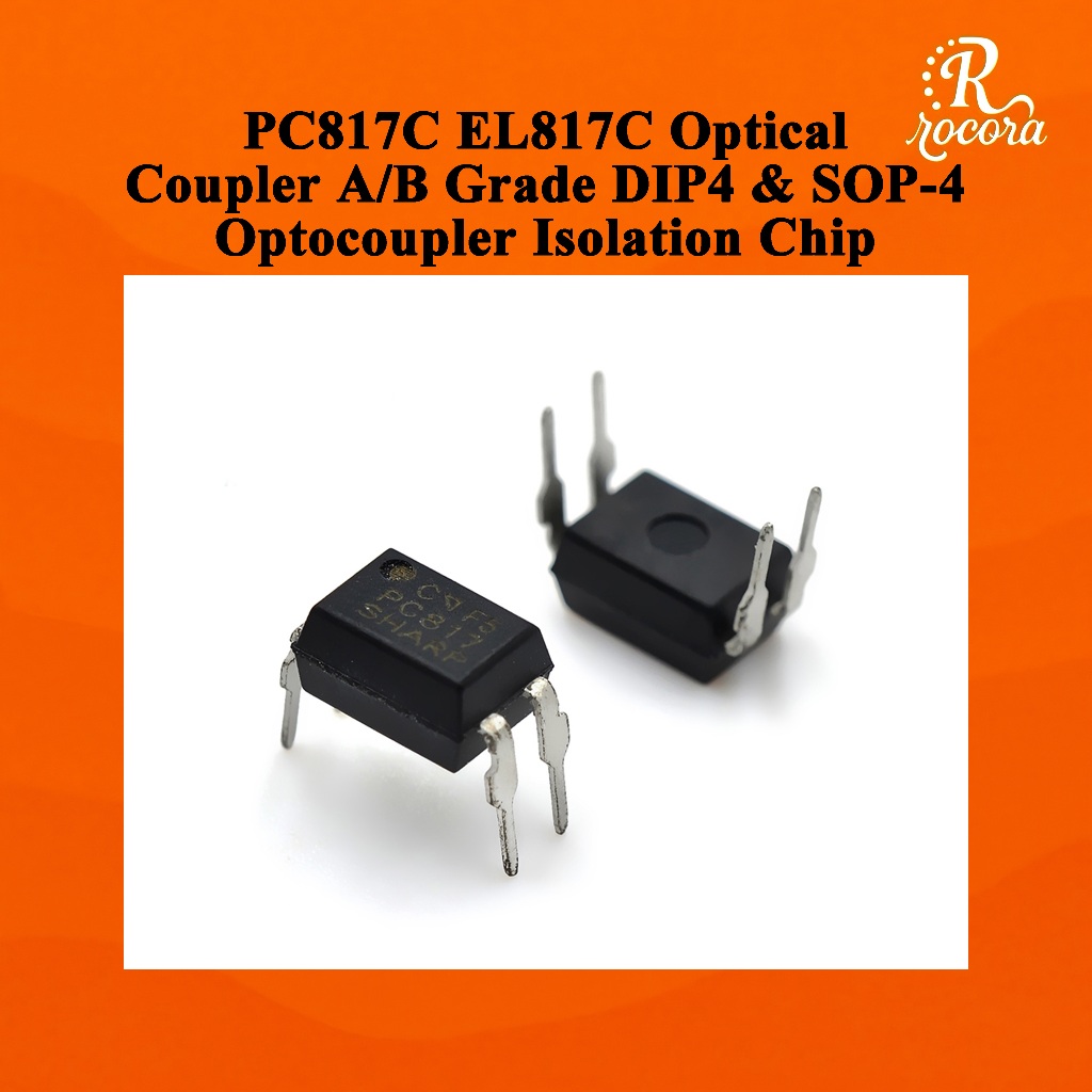 ชิปไอโซเลชัน PC817C EL817C ออปโตคัปเปลอร์ เกรด A/B แบบ DIP4 และ SOP-4
