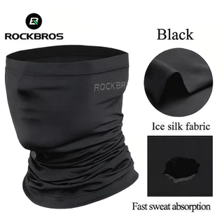 【TH Delivery】ROCKBROS หน้ากากกันแดดใยไหม - ยืดหยุ่นสูง, ใส่ได้ทั้งชายและหญิง, ระบายอากาศได้ดี, ป้องกัน PM2.5 และฝุ่น - เหมาะสำหรับเดิน, ปั่นจักรยาน และขี่มอเตอร์ไซค์