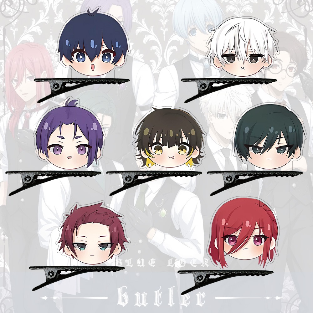 การออกแบบการ์ตูนกิ๊บติดผมอะคริลิค Blue Lock