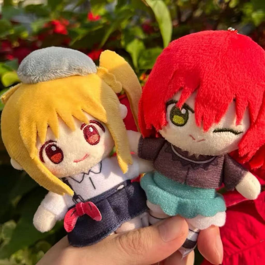 BOCCHI THE ROCK 10 ซม.พิมพ์ปลาดาวตุ๊กตาผ้าฝ้าย Gotoh Hitori น่ารักการ์ตูนสาวกระเป๋านักเรียนจี้พวงกุญแจตกแต่งของขวัญ - รูปที่ 4