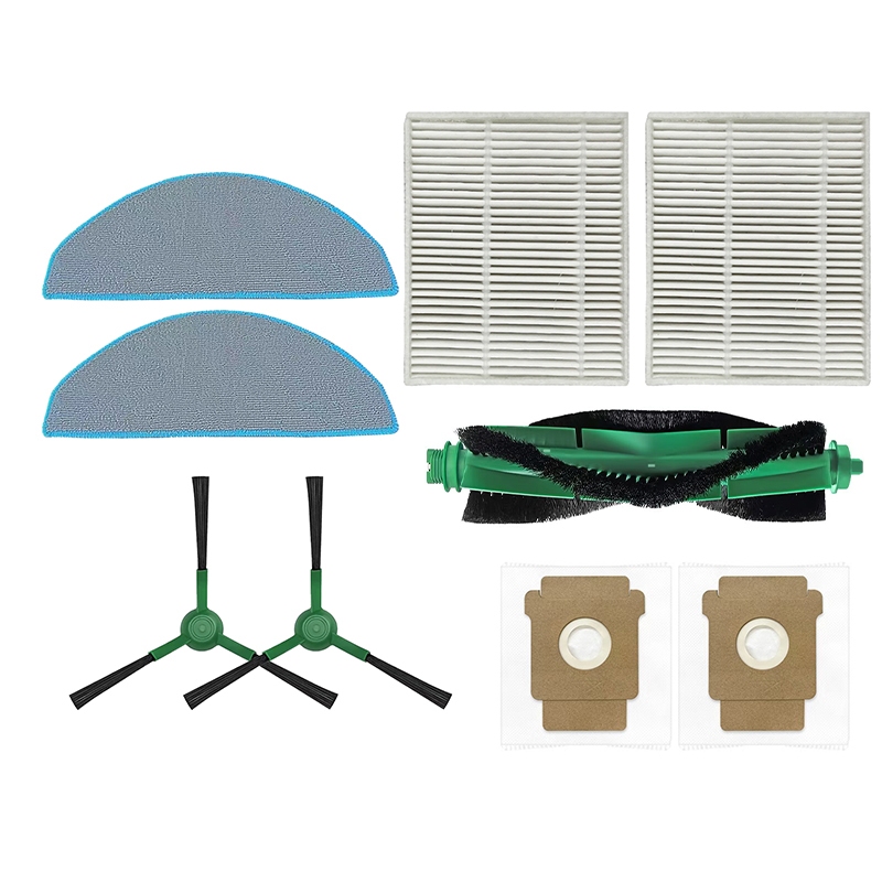 เข้ากันได้กับ Roomba 104 / 105 avc / 105 เครื่องดูดฝุ่นหุ่นยนต์รวม แปรงหลัก / แปรงด้านข้าง / กรอง / 