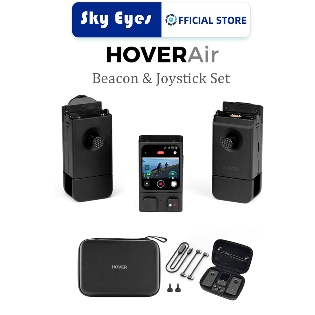 HOVERAir Beacon & จอยสติ๊กชุดสําหรับ HOVERAir X1 PRO MAX โดรนแบบพับได้