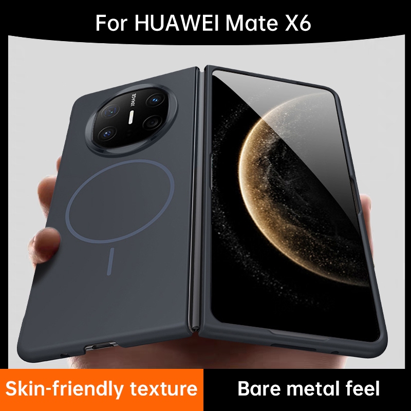Skin Matte Magnetic Case สําหรับ Huawei Mate X6 X5 X3 X2 ปลอก Ultra thin Hard PC Anti-Fingerprints ฝาหลัง