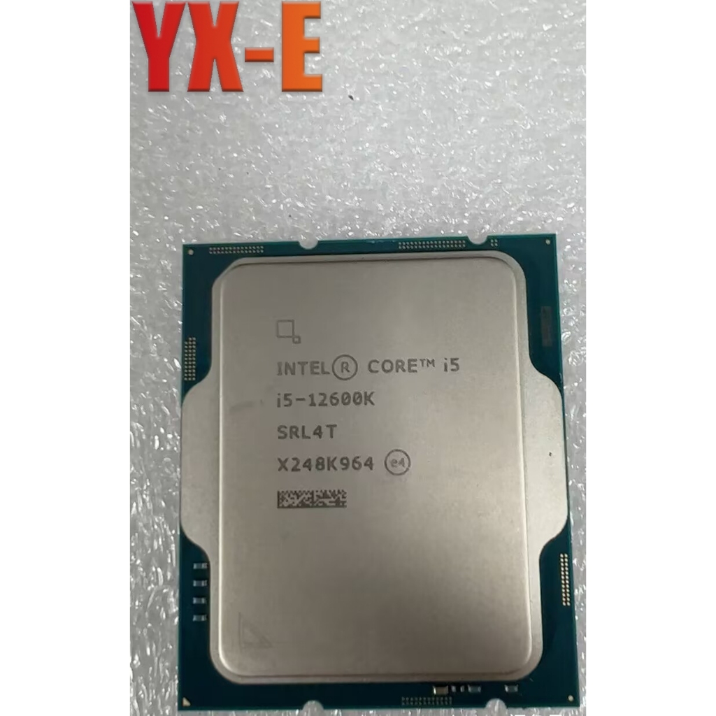 12Th Gen Core i5-12600K LGA 1700 CPU โปรเซสเซอร์ SRL4T 10-Core 3.60GHz 20MB เดสก์ท็อป