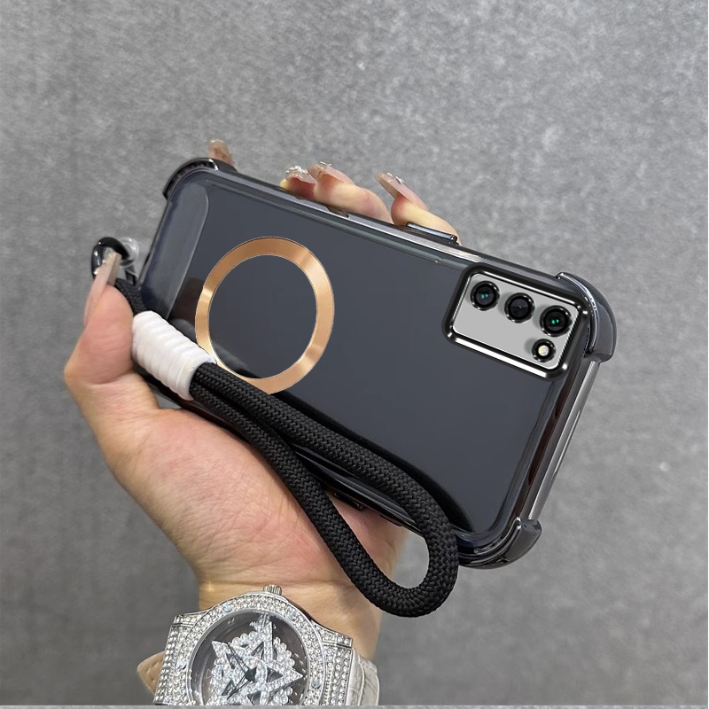 เคส เคสสําหรับ SAMSUNG S20 ultra samsung s20 plus samsung s20 Fe samsung s20 เคสโทรศัพท์ Soft shell ซิลิโคนโช้คอัพฝาครอบ, เปลือกโปร่งใส, แหวนดูดแม่เหล็กเงาพร้อม ro