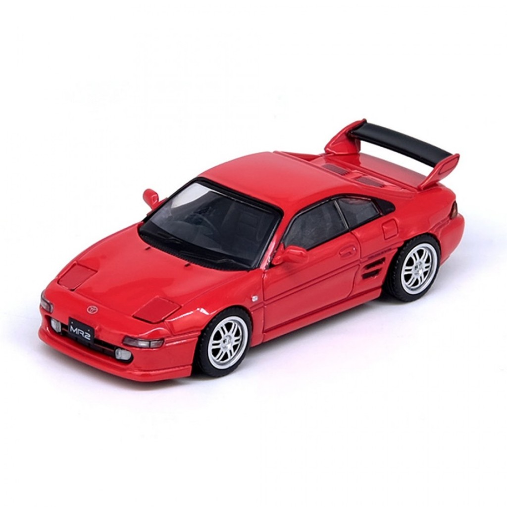 Inno64 IN64-MR2SW20-RED 1/64 TOYOTA MR2 SW20 Red Diecast Scale รถโมเดล
