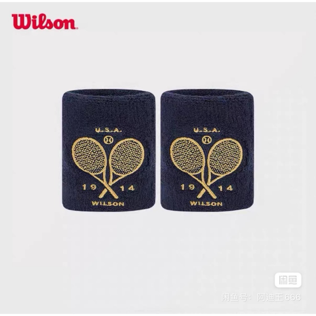 สายรัดข้อมือ Wilson 110th Anniversary ดูดซับเหงื่อสำหรับเทนนิส