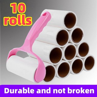 Lint roller hair adhesive device Applicator Hand Tear Roller Felt Roller Brush Lint Applicator Clothes Lint Remover Clothes Lint Remover for Clothing, Carpets, Car Seats, Durable Handle, No Power Required