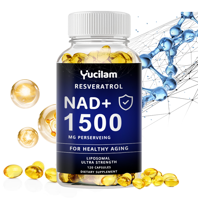 NAD 1500mg - Liposomal NAD+ พร้อม Resveratrol, NAD Plus Boosting - รองรับสุขภาพเซลล์