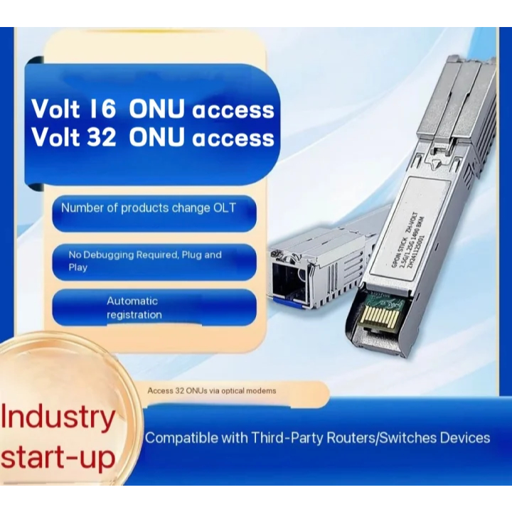 MINI OLT VOLT Modular SFP+ OLT 1.25G 2.5G โมดูลออปติคัลรองรับ 16onus 32onus plug-and-play One โมดูล OLT SFP โมดูลออปติคัล