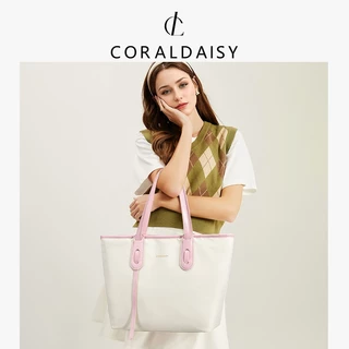 CORALDAISY 2025 แบบใหม่ ความจุขนาดใหญ่ สะพายไหล่ กระเป๋าโท้ท กระเป๋าผู้หญิง กระเป๋าสะพายไหล่