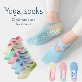 ถุงเท้าพิลาทิส ระบายอากาศได้ดี สวมใส่ง่าย สำหรับโยคะ พิลาทิส…