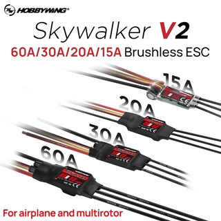 Hobbywing Skywalker 30A 40A 50A 60A 80A ตัวควบคุมความเร็ว ESC แบบไม่มีแปรง BEC RC โดรน 2S 3S