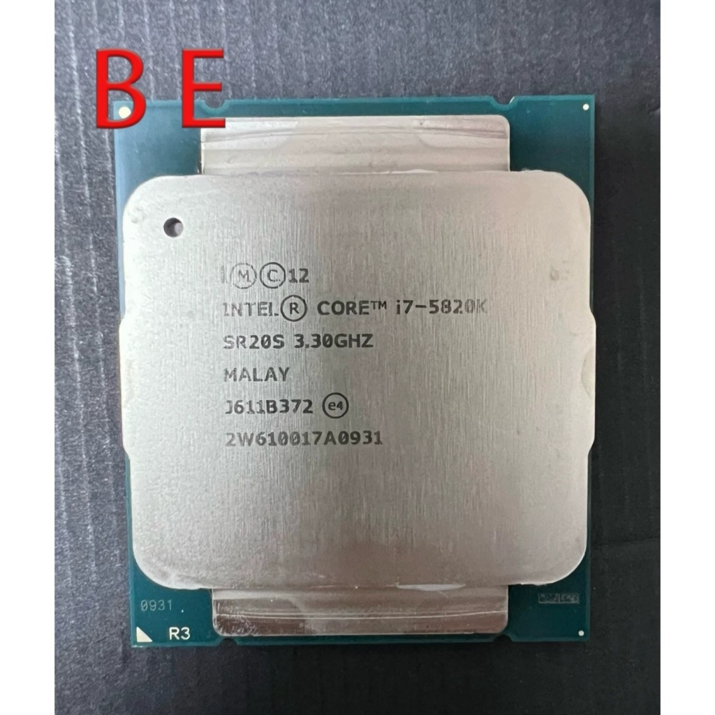 Core i7-5820K LGA2011-3 โปรเซสเซอร์ CPU หก Core SR20S 3.3GHz