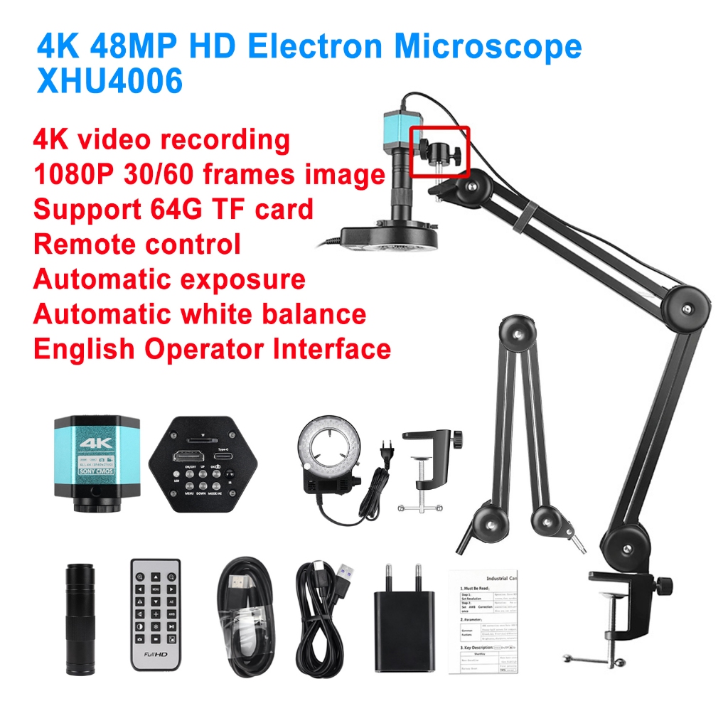 Yizhan กล้องจุลทรรศน์ดิจิทัล 4K 2160P HDMI TYPE-C สําหรับซ่อมโทรศัพท์มือถือ PCB ดูเครื่องประดับ แกะส