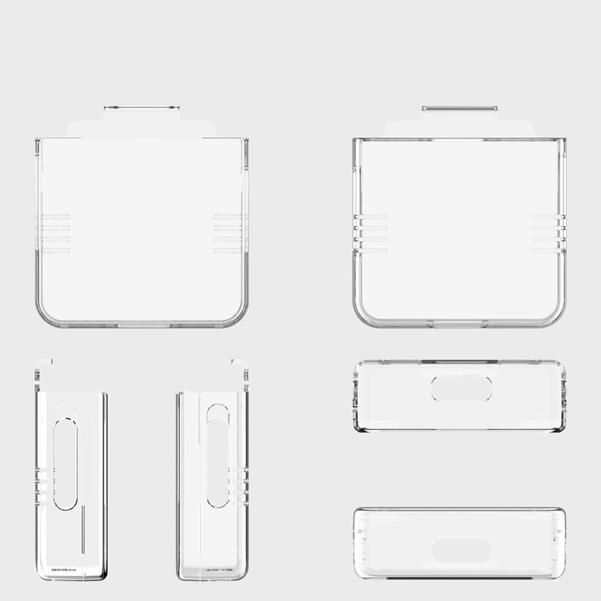 คอนโซลมือถือป้องกันกรณี PC Hard Shell เกมคอนโซลแยกสําหรับ Miyoo Flip/Miyoo Flip V2