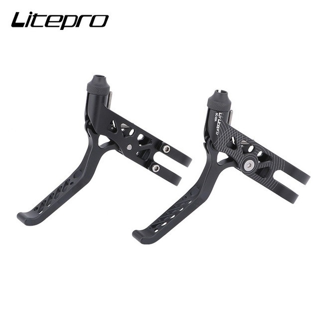 Litepro จักรยานเบรค Levers CNC อลูมิเนียมอัลลอยด์ Handlebar Lever 72g ใช้สําหรับ Brompton Birdy จักร