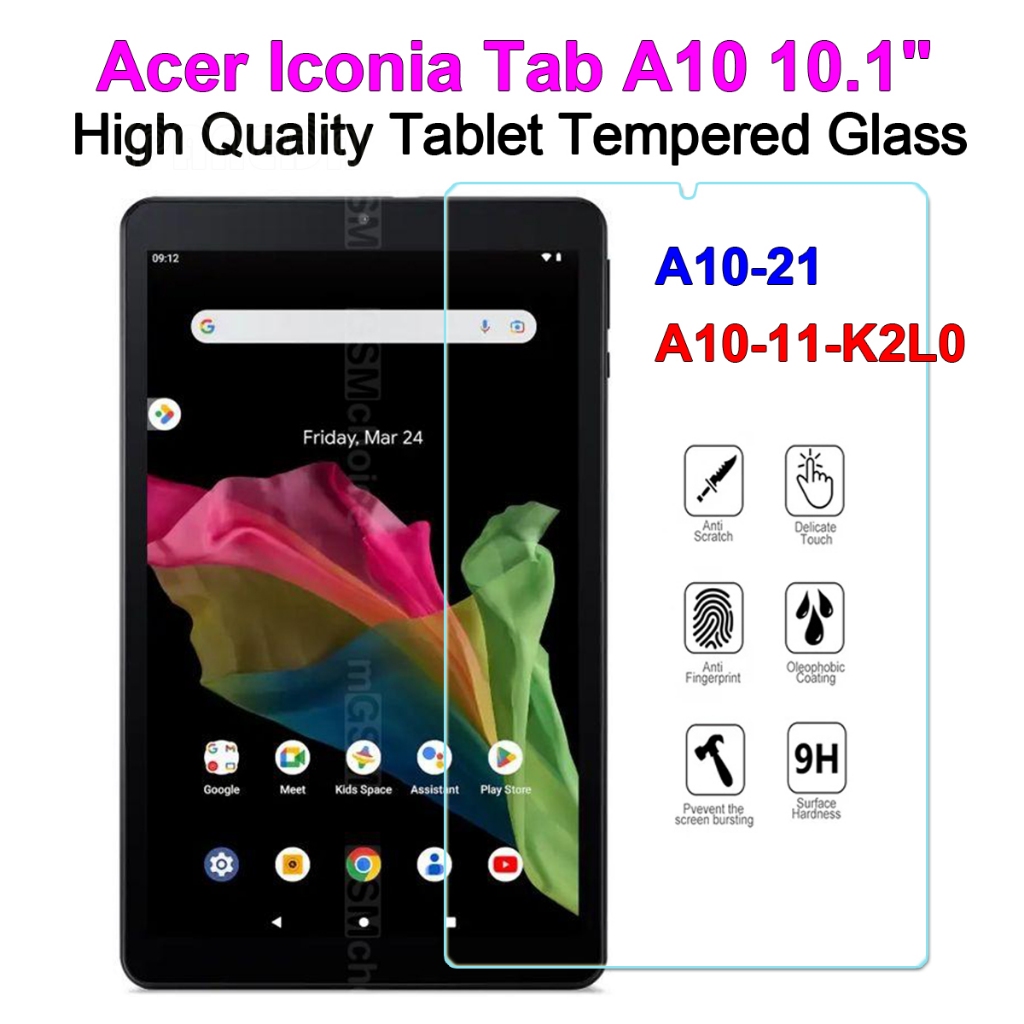 สําหรับ Acer Iconia Tab A10 10.1 "A10-21 A10-11-K2L0 แท็บเล็ตพีซี 10.1 นิ้วคุณภาพสูงแท็บเล็ตกระจกนิร