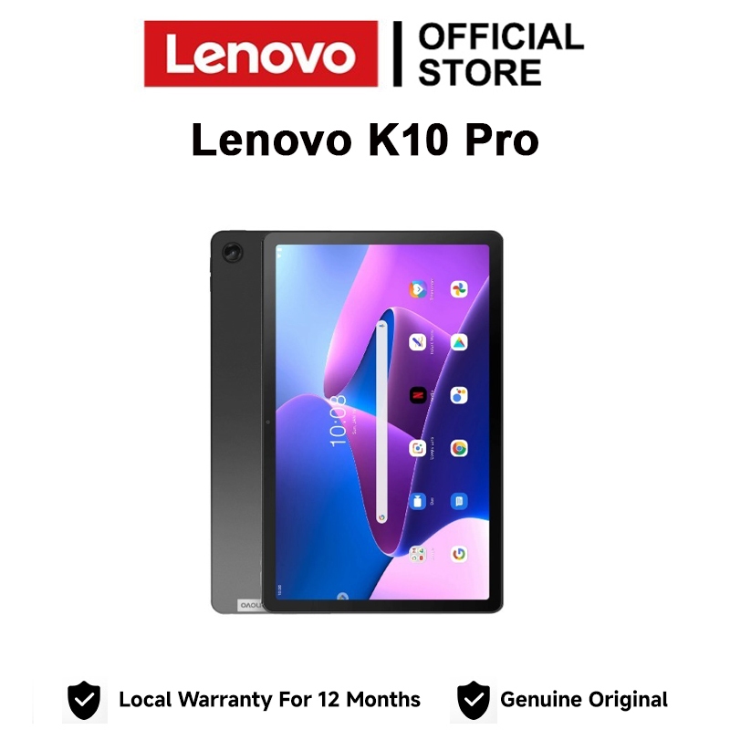Lenovo K10 Pro แท็บเล็ต WIFI 4GB 128GB Mediatek G80 10.6 นิ้ว 2K 60Hz 7700mAh ความบันเทิงในสํานักงาน