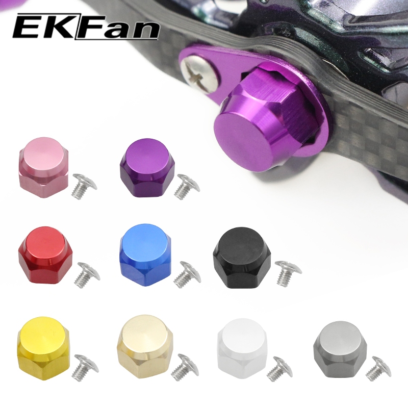 EKFan อลูมิเนียมรอกตกปลาลูกบิดสําหรับ 26 มม.เพลา abu aiwa Shimano 7*4*2.5 มม.แบริ่ง Spinning Baitcasting lure reel diy อะไหล่