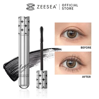 Zeesea มาสคาร่าหัวแปรงกันน้ําติดทนนาน 36H Smudge-proof ยาวขนตาเส้นใยบรรจุ Curling Eye แต่งหน้าเหงื่อ Proof