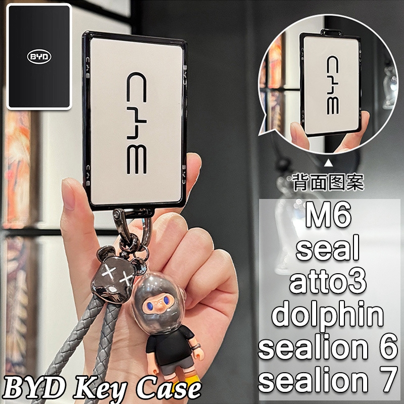 BYD เคสกุญแจสําหรับ M6 ซีล atto3 ปลาโลมา sealion 6/7 BYD NFC ฝาครอบกุญแจ selition การ์ดกรณี 2025