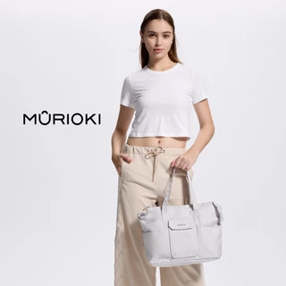 MURIOKI-Island Tote Bag ใส่ Notebook กระเป๋าโท้ทความจุขนาดใหญ่สําหรับผู้หญิงพร้ G1020 (34*13*28CM)