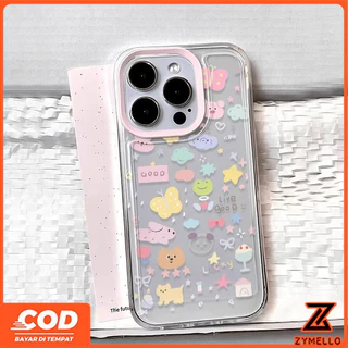 เคสสําหรับVivo V70 V60 LITE V60 V50 V50 LITE V40 V40 LITE Y19S Y04 Y29 Y29S V29 V30 Y03 Y18 Y200 Y300 การ์ตูนน่ารักสดสัตว์เล็กกันกระแทกTPUโทรศัพท์มือถือกรณี...