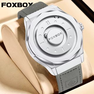 LIGE แฟชั่นนาฬิกาเหล็ก Creative Magnetic Rolling Quartz นาฬิ…