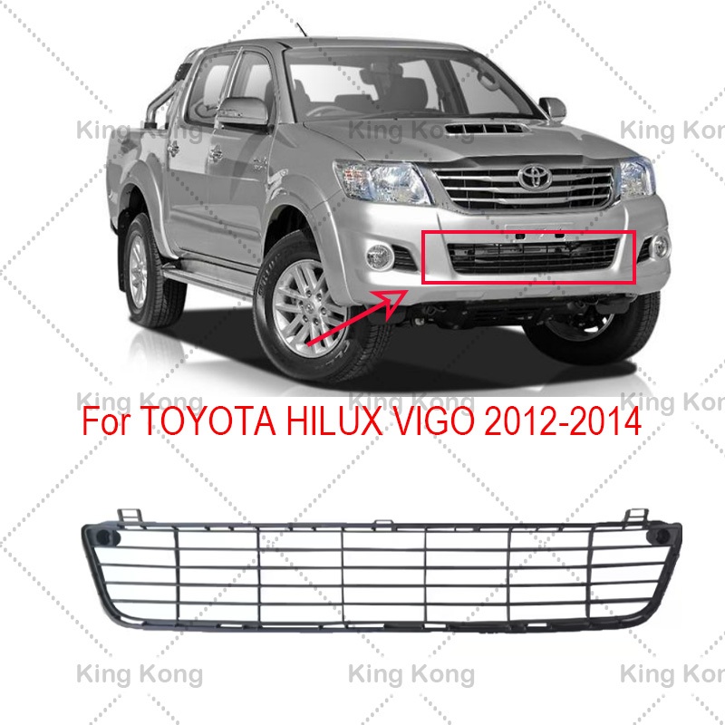 (พร้อมส่ง) สําหรับTOYOTA HILUX VIGO 2012 2013 2014 FRONT BUMPER LOWER GRILLE NEW