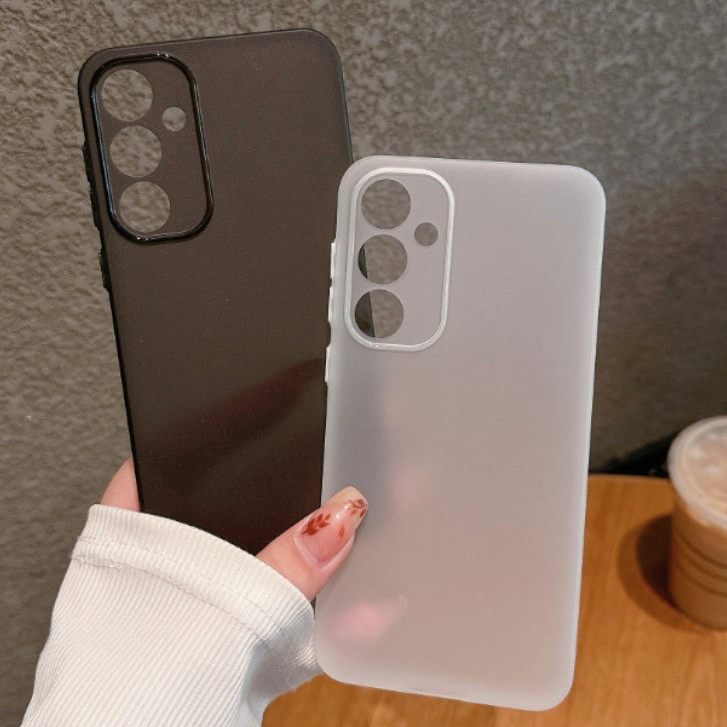 เคสสีสำหรับ Samsung Super Thin Protection Case สำหรับ Samsung A14 A32 A33 A34 A52 A53 A54 A55 4G 5g ป้องกันการลื่นไถลบางเฉียบ TPU Matte Soft Case