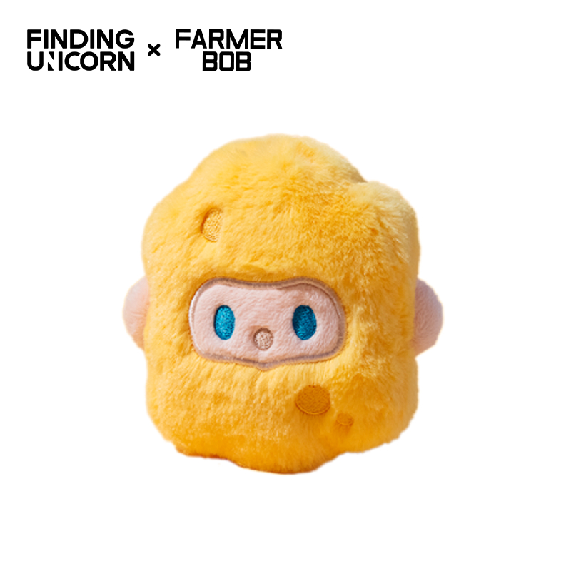 FINDING UNICORN FARMER BOB PLUSH PENDANT-CHEESE BOB（Single Box 1Pc）
