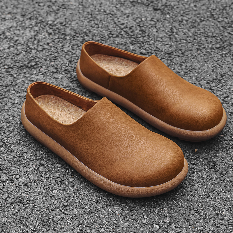 ใหม่แฟชั่นผู้ชายสบายๆ Loafer รองเท้าขับรถธุรกิจทํางานไม่ลื่นออกแบบสํานักงานคุณภาพสูง Handmade