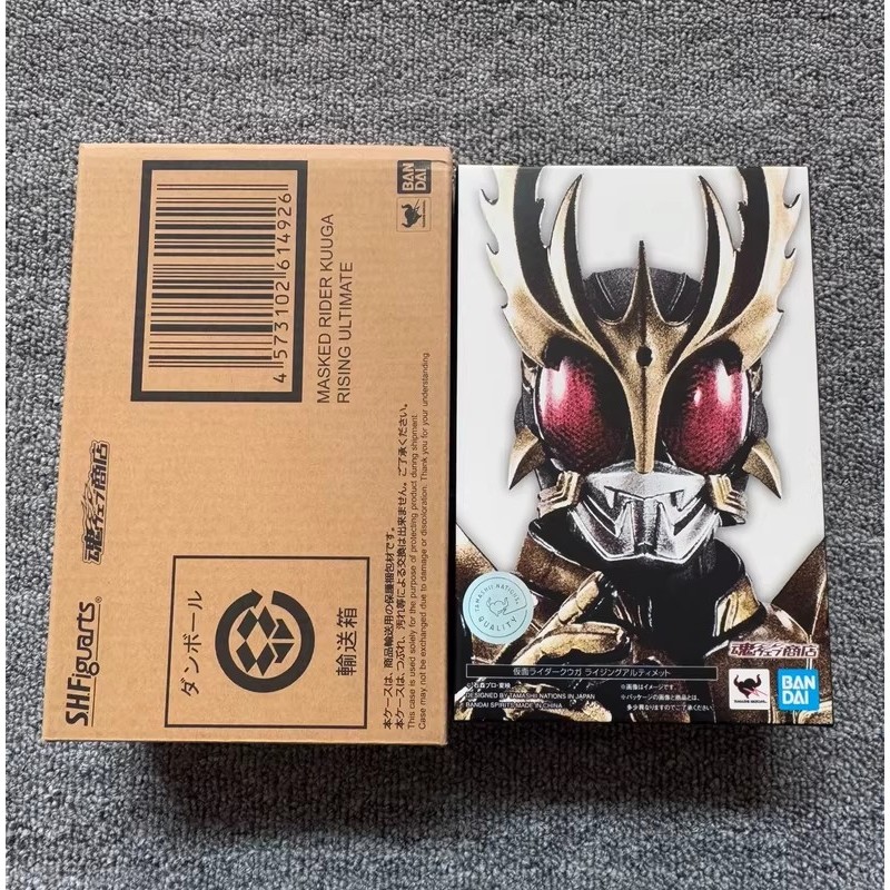 Bandai SHF Kamen Rider KUUGA Kuuga Ultimate Sublimation Form ประติมากรรมกระดูกจริง Action Figure