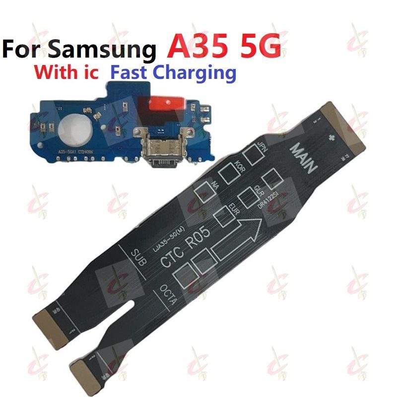 แพรตูดชาร์จ ตูดชาร์จ (Charging board) สําหรับ Samsung galaxy A35 5G แพรต่อจอ (Main Flex)