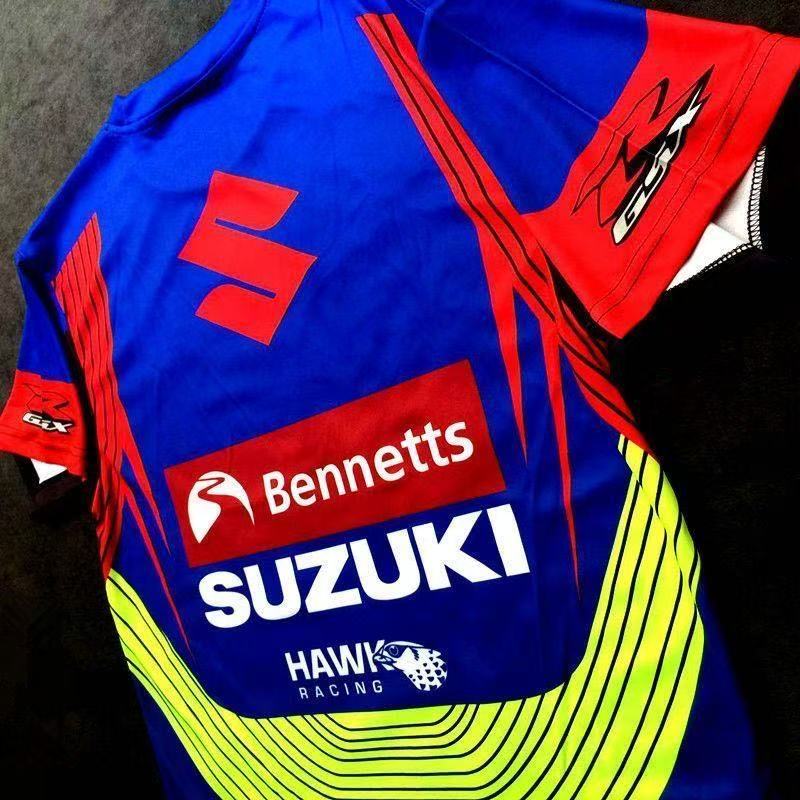 Moto GP Racing Jersey สุซูกิ แขนสั้น สำหรับ.Track Court - รูปที่ 4