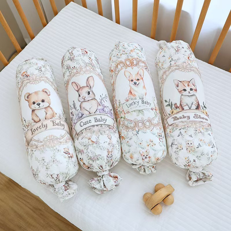 หมอนข้างเด็ก หมอนทรงกระบอก เปลกันชน Baby Side-Sleeper Comfort Pillow