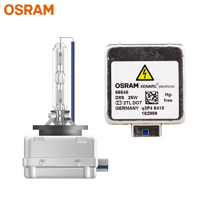 OSRAM D8S 65548 12V 25W Xenon HID มาตรฐานรถ Xenon ไฟหน้า 4200K แสงสีขาวโคมไฟอัตโนมัติเยอรมนี, 1x