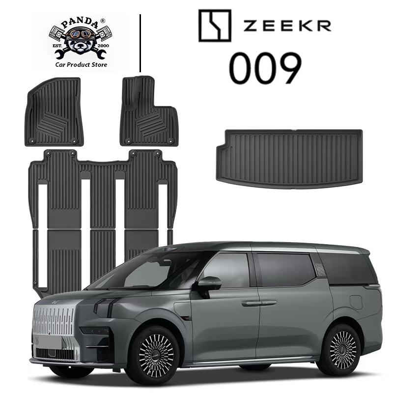 [Panda] พรมปูพื้นรถยนต์ ZEEKR 009 [2024 - ปัจจุบัน] พรม พรมรถยนต์ วัสดุ TPE ที่เป็นมิตรต่อสิ่งแวดล้อ