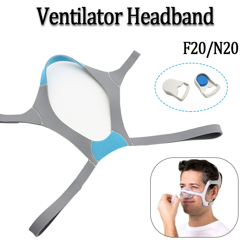 Cpap ที่คาดผมหน้ากากพร้อมหัวเข็มขัดแม่เหล็ก ที่คาดผมทดแทนแบบปรับได้ Ventilator Resmed AirFitF20/N20 ที่คาดผมหน้ากากที่ทนทานและทนต่อการสึกหรอ–อุปกรณ์เสริมเครื่องขยาย – โปรปัง