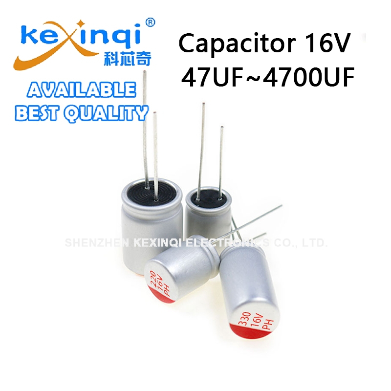 (1-10pcs) 16V DIP Solid Electrolytic Capacitor 47UF 100UF 150UF 220UF 270UF 330UF 470UF 560UF 680UF 820UF 1000UF 1500UF 2200UF 3300UF 4700UF