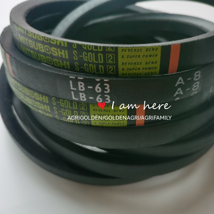 3 ชิ้น LB63 Mitsuboshi เข็มขัดสําหรับ Harvester อะไหล่ SB63 YH880 YH1180