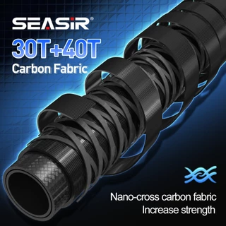 Seasir Riveria BFS Ultralight Spining Baitcasting Fishing Rod ,FUJI O เซรามิคคู่มือแหวน ,30T+40T ผ้าคาร์บอน ,1.5M-1.98M UL, Lure น้ําหนัก 2-7g Fishing Pole